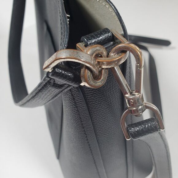 Kate Spade New York Darcy Small Bucket Bag Black Leather Gold Hardware Classic - Picture 10 of 15